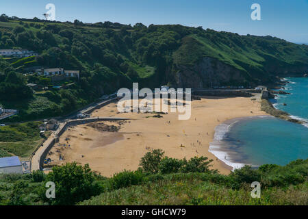 Malerische Aussicht von Greve De Lecq Beach,St.Ouen,Jersey,Channel Inseln Stockfoto