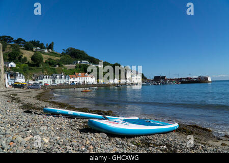 Rozel Bay, Hafen, Jersey, Kanalinseln, Stockfoto