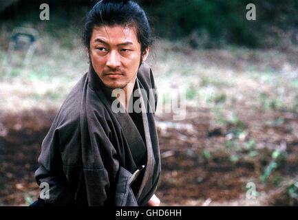 ZATOICHI - DER BLINDE SAMURAI / Zatoichi JAP 2003 / Takeshi Kitano Hattori (TADANOBU ASANO) Regie: Takeshi Kitano aka. Zatoichi Stockfoto