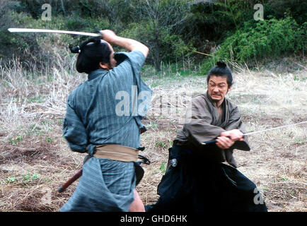 ZATOICHI - DER BLINDE SAMURAI / Zatoichi JAP 2003 / Takeshi Kitano Shinkichi (GUADALCANAL TAKA, li.) Regie: Takeshi Kitano aka. Zatoichi Stockfoto