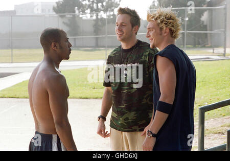 STREET STYLE / Sie bekam serviert USA 2004 / Chris Stokes Elgin (MARQUES HOUSTON) Nimmt die Schlacht-Globalplayer von Max (ROBERT HOFFMAN) Und Jg. Wade (CHRISTOPHER JONES) Regie: Chris Stokes aka. You Got Served Stockfoto