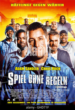 SPIEL OHNE REGELN das längste Yard USA 2005 Peter Segal Filmplakat Regie: Peter Segal aka. The Longest Yard Stockfoto