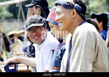 FEARLESS Huo Yuan Jia Hong Kong/USA 2006 Ronny Yu Regisseur RONNY YU ("Links") Mit Seinen Darstellern SUN LI Und bin JET LI gesetzt. Regie: Ronny Yu aka. Huo Yuan Jia Stockfoto