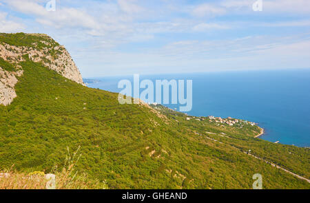 Schwarzmeer-Küste Crimea Stockfoto