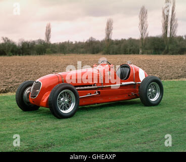 1937-Maserati 6CM 1,5 Liter supercharged Vetturetta einsitzige Rennwagen Stockfoto