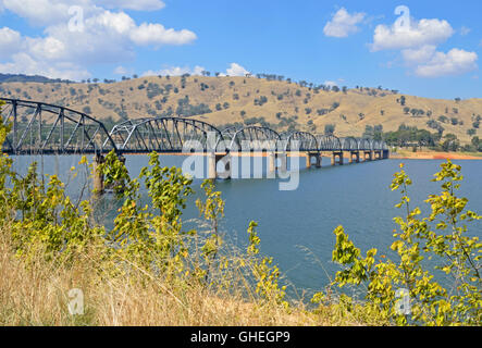 Bethanga Brücke, Riverina Highway Lake Hume, Victoria, Australien Stockfoto