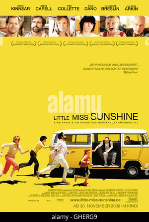 LITTLE MISS SUNSHINE USA 2006 Jonathan Dayton, Valerie Faris Filmplakat Regie: Jonathan Dayton, Valerie Faris Stockfoto