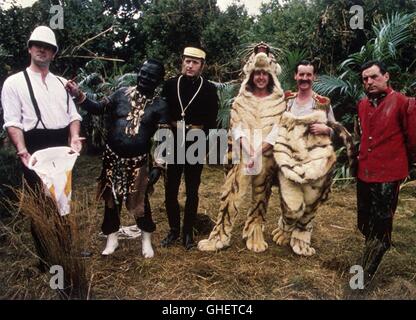 DER Sinn des Lebens Monthy Python The Meaning of Life UK 1983 Terry Jones, Terry Gilliam der Monty Python: Terry Gilliam, Eric Idle, Michael Palin, John Cleese, Graham Chapman Komödie Regie: Terry Jones, Terry Gilliam aka. Monthy Python der Sinn des Lebens Stockfoto