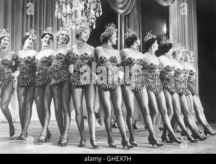 IL MONDO DI NOTTE Welt durch Nacht Italien 1959 Luigi Vanzi Dancing Show Girls auf der Bühne Regie: Luigi Vanzi aka. Welt bei Nacht Stockfoto