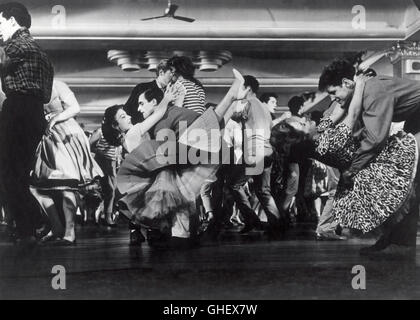 IL MONDO DI NOTTE Welt durch Nacht Italien 1959 Luigi Vanzi Rock ' n Roll tanzen Paare Regie: Luigi Vanzi aka. Welt bei Nacht Stockfoto