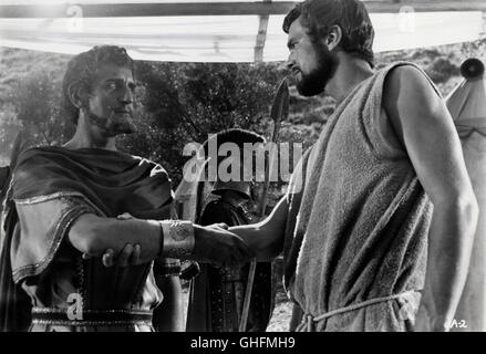 JASON und die Argonauten UK/USA 1964 Don Chaffey Peleas (DOUGLAS WILMER) und Jason (TODD ARMSTRONG) Regie: Don Chaffey Stockfoto