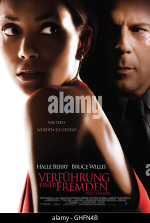 VERFÜHRUNG EINER TÄNDELNDE perfekte fremder USA 2007 James Foley Verführung Einer Fremden / Filmplakat Regie: James Foley aka. Perfect Stranger Stockfoto