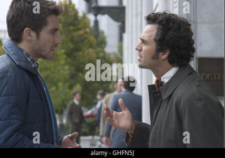 Sternzeichen – sterben SPUR DES KILLERS Zodiac USA 2007 David Fincher Zodiac / Robert Graysmith (JAKE GYLLENHAAL) und Inspektor David Toschi (MARK RUFFALO)-Regie: David Fincher aka. Zodiac Stockfoto