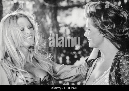 LES PETROLEUSES Frankreich/Italien/Spanien/Großbritannien 1971 Christian-Jaque BRIGITTE BARDOT (Louise) und CLAUDIA CARDINALE (Marie)-Regie: Christian-Jaque Stockfoto