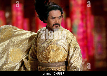 Der Fluch der goldenen Blume / Kaiser Ping (CHOW YUN-FAT)-Regie: Yimou Zhang aka. Fluch der goldenen Blume / Man Cheng Jin dai Huang Jin Jia Stockfoto