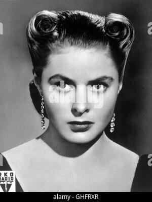 INGRID BERGMAN in "Notorious", 1946, Regie: Alfred Hitchcock. Stockfoto