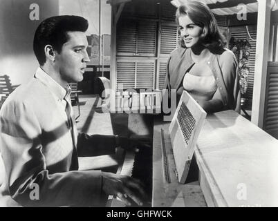 ELVIS PRESLEY (Lucky Jackson als Klavierspieler), ANN-MARGRET (Rusty Martin)-Regie: George Sidney Stockfoto