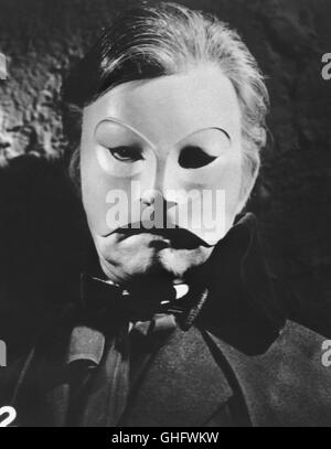 HERBERT LOM als Phantom. Regie: Terence Fisher Stockfoto