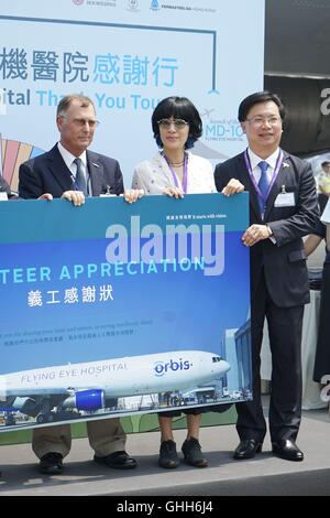 Hongkong, China. 27. Sep, 2016. Sandra Ng nimmt an der Eröffnungsfeier der fliegenden Augenklinik in Hongkong, China am 27. September 2016 ORBIS. © TopPhoto/Alamy Live-Nachrichten Stockfoto