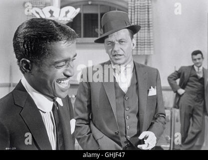 Wille (SAMMY DAVIS JR.) und Robbo (FRANK SINATRA) Regie: Gordon Douglas aka. Robin und die sieben Hauben / Robin und die 7 Hauben Stockfoto