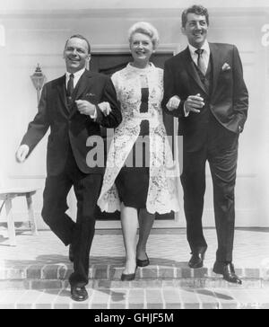 Dan Edwards (FRANK SINATRA), Valerie Edwards (DEBORAH KERR), Ernie Brewer (DEAN MARTIN)-Regie: Jack Donohue aka. Ehe auf den Felsen Stockfoto