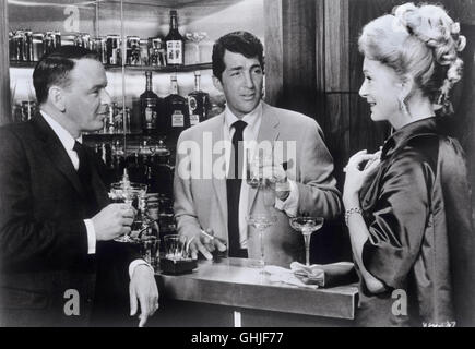 FRANK SINATRA (Dan Edwards), DEAN MARTIN (Ernie Brewer), DEBORAH KERR (Valerie Edwards)-Regie: Jack Donohue aka. Ehe auf den Felsen Stockfoto