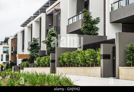 Neubau Wohnung in Glebe im Inneren Westen Sydneys Stockfoto