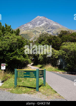 Mount Taranaki, Egmont National Park, North Island, Neuseeland. Stockfoto