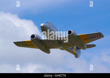 Gloster Meteor T7, WA591, Coventry Airport Stockfoto