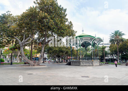 LAS PALMAS, GRAN CANARIA, Spanien - 30. Juli 2016: San Telmo Park, im historischen Zentrum von der Stadt Las Palmas, Stockfoto