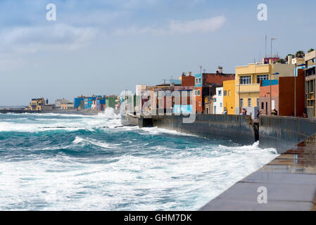 Anzeigen von Fischen Bezirk von San Cristobal, südlich von Las Palmas auf Gran Canaria, Kanarische Inseln Stockfoto