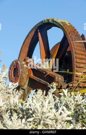 Großes Zahnrad, Mangatepopo, Tongariro Nationalpark, Nordinsel, Neuseeland Stockfoto