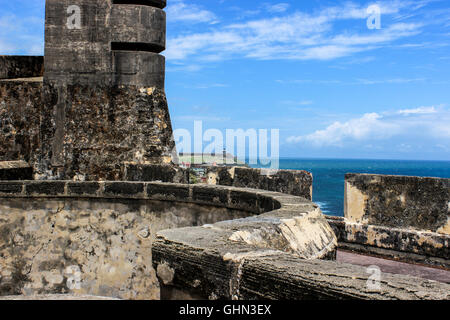 San Felipe del Morro Festung Castillo San Cristobal in Old San Juan, Puerto Rico Stockfoto