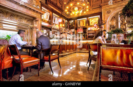 Restaurant des Hotel Metropole, setzen Sie de Broukhere, Brüssel, Belgien Stockfoto