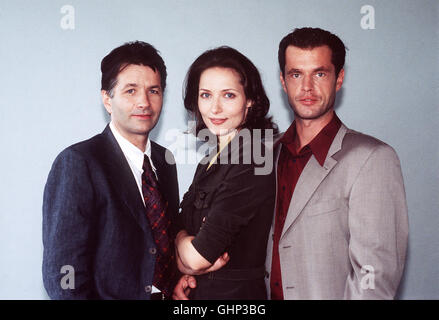 Roland Heilman (THOMAS RÜHMANN), Maia Dietz (INA RUDOLPH) Und Achim (JOACHIM KRETZER). Regie: Bernhard Stephan Stockfoto