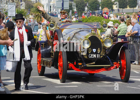 Chitty Chitty Bang Bang GEN II bei Llandudno Victorian Extravaganza, Stockfoto