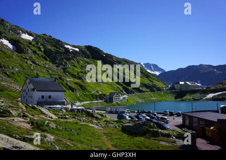 Grand Saint-Bernard-Pass, Italiener, Penninian Alpen, Italien Stockfoto