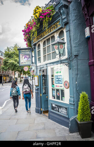 Das öffentliche Haus Chelsea Potter an der King's Road, Chelsea, London, England, Großbritannien Stockfoto