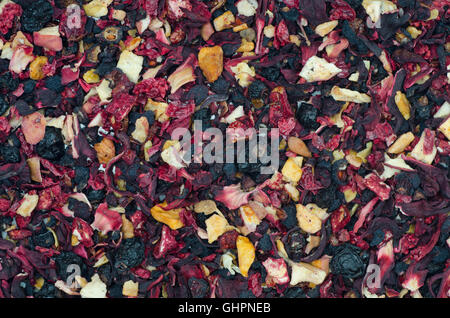 Closeup, getrocknete Früchte und Beeren Stockfoto