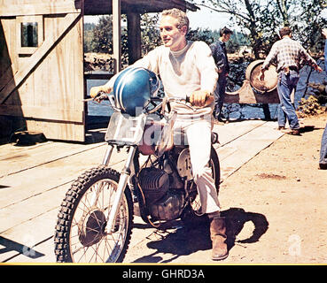 SIE MÖCHTEN GIGANTEN SEIN - Henry Stamper ist Das Drachenweg Einer Rauhen Holzfällerfamilie Im Waldreichen Oregon. Er Läßt Sich von Niemandem Vorschriften Machen, Und Sein Sohn Hank (PAUL NEWMAN) Bestärkt Ihn Noch darin. Starrköpfigkeit Und Geschäftssinn Kommen Zusammen, als Die Umformunternehmen Sitsch Gegen sterben Beschlösse der Holzfäller-Gewerkschaft Stellen Und Einen Streik Sabotieren... Regie: Paul Newman aka. Die Strömung erledigt Stockfoto