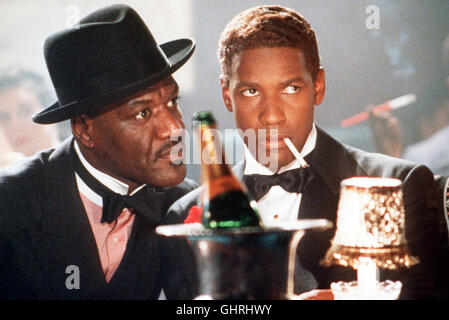 MALCOLM X - DELROY LINDO (West Indian Archie) DENZEL WASHINGTON (Malcolm X) Regie: Spike Lee aka. Malcolm X Stockfoto