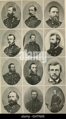 „The Union Army“ (1908) bietet eine umfassende Geschichte der Union-Armee während des Amerikanischen Bürgerkriegs und dokumentiert Regimentsaufzeichnungen, Kampfdetails und Memoiren von Kommandeuren und Soldaten. Stockfoto