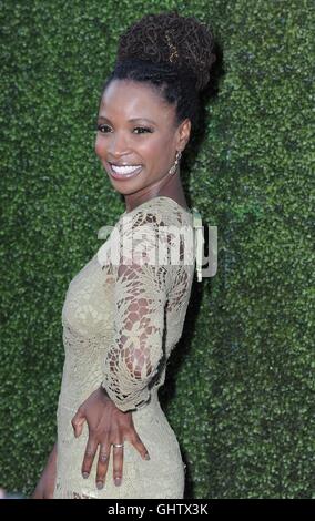 Los Angeles, CA, USA. 10. August 2016. Shanola Hampton im Ankunftsbereich für CBS CW Showtime jährlichen TCA Sommerfest mit den Stars, The Pacific Design Center, Los Angeles, CA 10. August 2016. Bildnachweis: Dee Cercone/Everett Collection/Alamy Live-Nachrichten Stockfoto