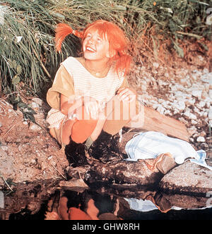 PIPPI LANGSTRUMPF INGER NILSSON - Pippi Langstrumpf Stockfoto