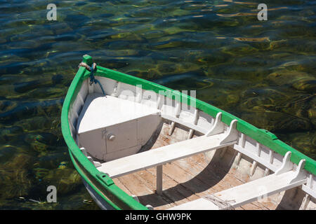 Holz Ruderboot Bogen in malta Stockfoto