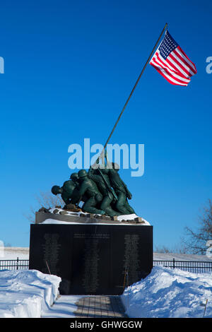 Iwo Jima Memorial Nationaldenkmal, Iwo Jima Überlebenden Memorial Park, New Britain, Connecticut Stockfoto