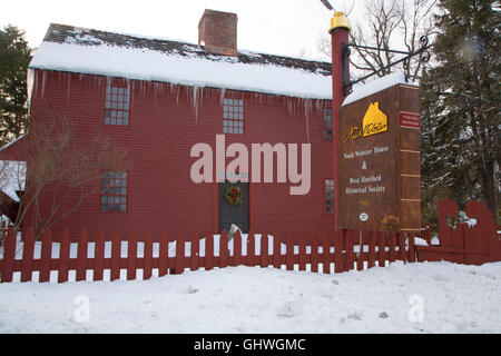 Noah Webster Haus in West Hartford, Connecticut Stockfoto