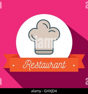Küchenchef Restaurant hat ein Symbol Stock Vektor