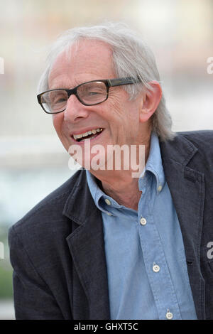 69. Filmfestspiele von Cannes: Ken Loach posieren bei einem Fototermin für den Film "Moi, Daniel Blake" (I, Daniel Blake)(2016/05/13) Stockfoto