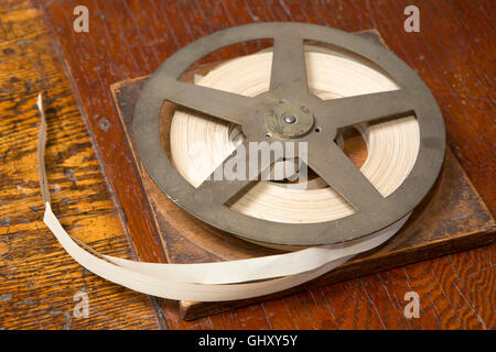 Ein Roll Ticker tape an nach Herzenslust Inhalt Seilbahnstation in Neufundland und Labrador, Kanada. Stockfoto